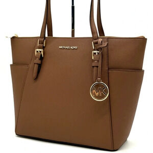 Michael Kors Large Charlotte TZ Tote Bag Luggage
